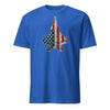 F-22 "Raptor" Rivet Flag T-Shirt - Royal