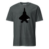 F-22 "Raptor" Stealth Silhouette T-Shirt - Charcoal Heather