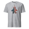 F-35 "Panther" Rivet Flag T-Shirt - Heather Grey