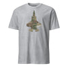 F-35 "Panther" OCP Camo Silhouette T-Shirt - Heather Grey