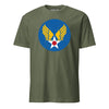 WWII Hap Arnold Wings Patch T-Shirt - OD Green