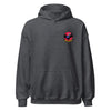 43rd Electronic Combat Squadron Perfectweight Hoodie - Charcoal Heather