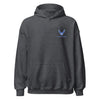 USAF Insignia Tagline Perfectweight Hoodie - Charcoal Heather