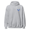 USAF Insignia Perfectweight Hoodie - Heather Grey