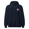 World War II Allied Forces Insignia Perfectweight Hoodie - Navy