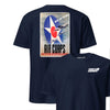 Keep 'Em Flying Air Corps Recruiting Poster T-Shirt - Navy