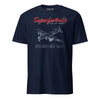 B-29 Superfortress Blueprint T-Shirt - Navy