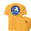 129th Rescue Squadron Front & Back T-Shirt - Gold
