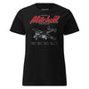 B-25j Mitchell Blueprint Womens T-Shirt - Black
