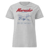 Bb-26g Marauder Blueprint Womens T-Shirt - Heather Grey
