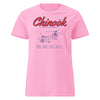 Ch-47f Chinook Blueprint Womens T-Shirt - Pink