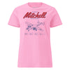 B-25j Mitchell Blueprint Womens T-Shirt - Pink