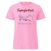 B-29 Superfortress Blueprint Womens T-Shirt - Pink