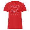 Bb-26g Marauder Blueprint Womens T-Shirt - Red