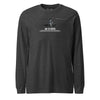 AH-1Z Viper Airframe Specs Long Sleeve T-Shirt - Charcoal Heather
