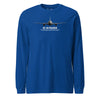 KC-46 Pegasus Airframe Specs Long Sleeve T-Shirt - Royal