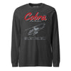 Ah-1f Cobra Blueprint Long Sleeve T-Shirt - Charcoal Heather