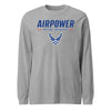 Airpower Anytime Anywhere Long Sleeve T-Shirt - Heather Grey