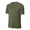 F-16 "Viper" Rivet Flag Performance T-Shirt - OD Green