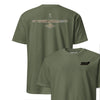 MQ-9 "Reaper" OCP Camo Silhouette Front & Back T-Shirt - OD Green