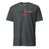 MQ-9 "Reaper" Rivet Flag T-Shirt - Charcoal Heather