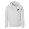 USAF Insignia Blackout Performance Hoodie - Silver