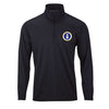 USAF Emblem Performance Quarter Zip - Black