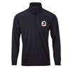 345th Bomb Squadron Performance Quarter Zip - Black