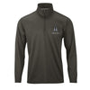 Space Force Vertical Delta Performance Quarter Zip - Charcoal