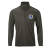 USAF Emblem Performance Quarter Zip - Charcoal