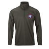 World War II Allied Forces Insignia Performance Quarter Zip - Charcoal