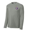 World War II Allied Forces Insignia Long Sleeve Performance T-Shirt - Concrete Heather