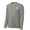 110th Bomb Squadron Long Sleeve Performance T-Shirt - Concrete Heather