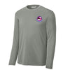 477th Electronic Combat Squadron Long Sleeve Performance T-Shirt - Concrete Heather