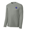 79th Rescue Squadron Long Sleeve Performance T-Shirt - Concrete Heather