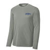 United States Air Force Established Arch Long Sleeve Performance T-Shirt - Concrete Heather