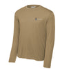 Space Force Horizontal Delta Long Sleeve Performance T-Shirt - Coyote Brown