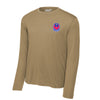 43rd Flying Training Squadron Long Sleeve Performance T-Shirt - Coyote Brown