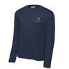 Space Force Vertical Delta Long Sleeve Performance T-Shirt - Navy