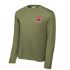358th Fighter Squadron Long Sleeve Performance T-Shirt - OD Green