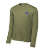 USAF Riveted Roundel Long Sleeve Performance T-Shirt - OD Green
