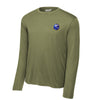 54th Helicopter Squadron Long Sleeve Performance T-Shirt - OD Green
