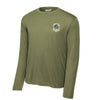 308th Fighter Squadron Long Sleeve Performance T-Shirt - OD Green