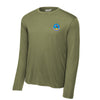96th Flying Training Squadron Long Sleeve Performance T-Shirt - OD Green