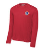 USAF Emblem Long Sleeve Performance T-Shirt - Red