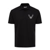 USAF Insignia Blackout Performance Polo - Black