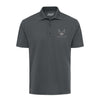 USAF Insignia Blackout Tagline Performance Polo - Charcoal