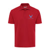 USAF Insignia Tagline Performance Polo - Red