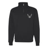 USAF Insignia Blackout Quarter Zip Sweatshirt - Black