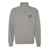 129th Rescue Squadron Quarter Zip Sweatshirt - Heather Grey